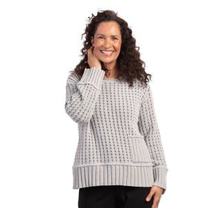 Tweedy Chenile Pocket Pullover