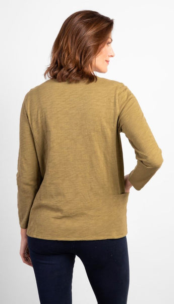 Cotton PBL Pocket V-Neck
