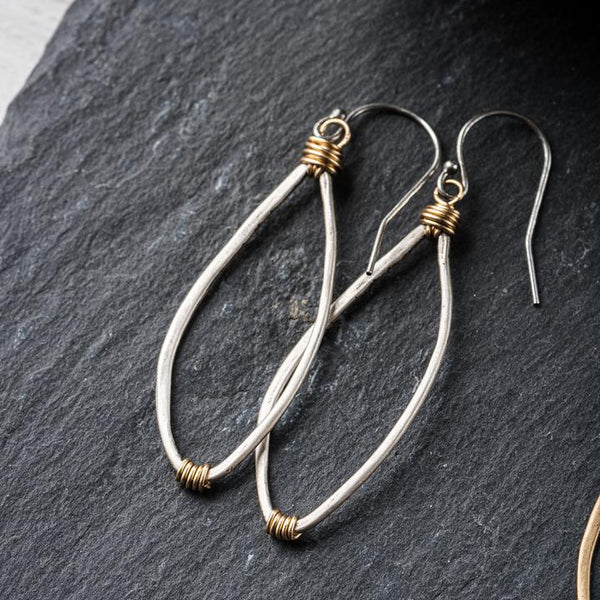 Dahlia Drop Earrings Small