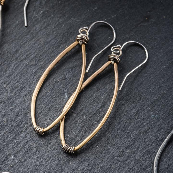 Dahlia Drop Earrings Small