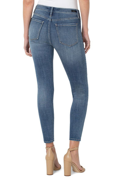 Abby Ankle Skinny With Exposed Buttons