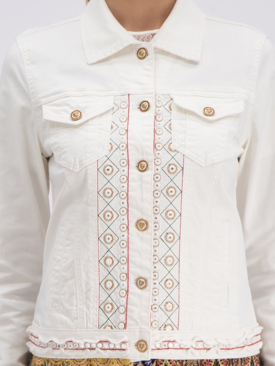 White Jean Jacket