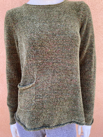 Chenille Pocket Pullover