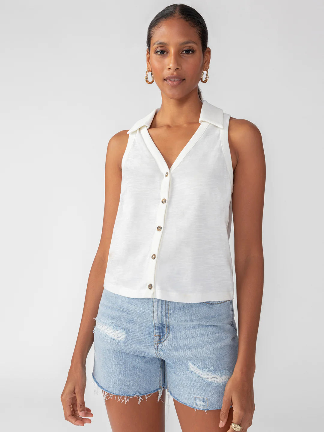 Master Plan Button Up Tank