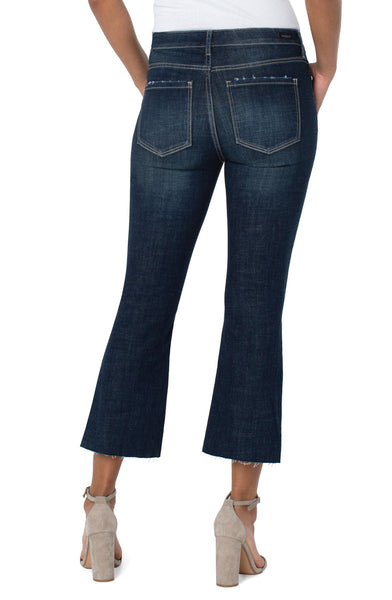 Hannah Cropped Flare with Cut Hem LM7711F92