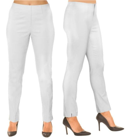 Lize White Straight Pant