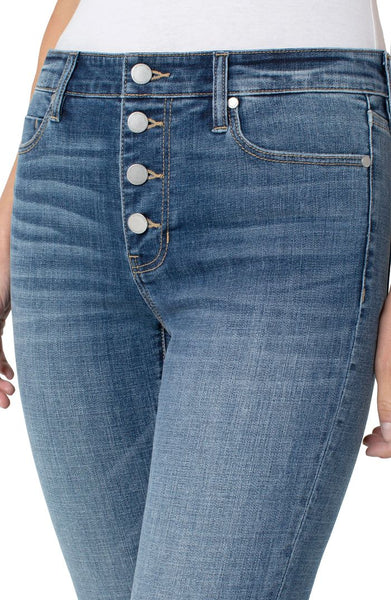 Abby Ankle Skinny With Exposed Buttons